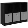 vidaXL Credenza Rovere Nero 102 x 32 x 73,5 cm