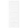 vidaXL Porta del Granaio Bianca 80x1,8x204,5 cm Legno Massello di Pino