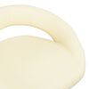 vidaXL Sgabelli da Bar 2 pz Crema in Similpelle