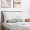 vidaXL Cuscini a rullo 2 pcs Grigio chiaro Ø 15 x 40 cm