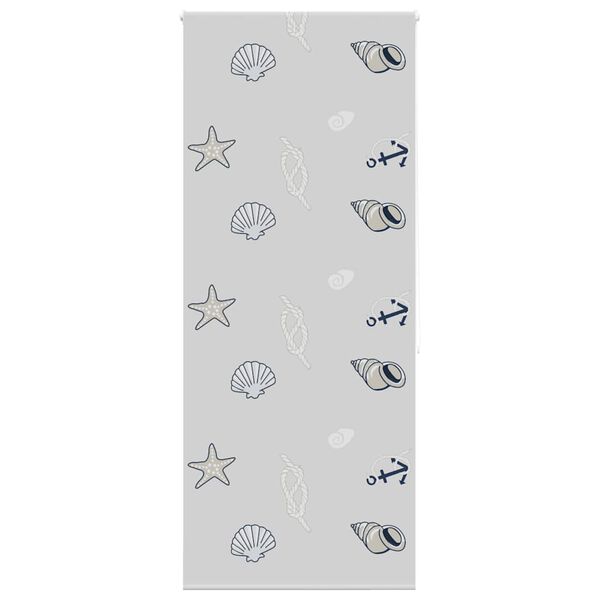 vidaXL Tenda a Rullo Doccia 90x240 cm Larghezza Tessuto 86 cm