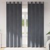 vidaXL Tende oscuranti 2 pcs Grigio chiaro 140 x 245 cm Velluto