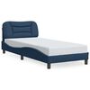 vidaXL Giroletto senza Materasso Hvar Blu 90x190 cm in Tessuto
