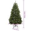 vidaXL Albero di Natale artificiale Verde 180 cm PVC e Metallo