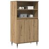 vidaXL Credenza Rovere Artigianale 60x36x110 cm in Legno Multistrato