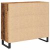 vidaXL Credenza Legno vecchio 90 x 34 x 80 cm Legno multistrato