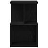 vidaXL Armadio da Notte 2 pcs Rovere Nero 35 x 35 x 55 cm