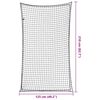 vidaXL Rete per Rimorchio con Corda Elastica Nero 2,1x1,25 m in PP