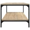 vidaXL Tavolino da Salotto Rovere Sonoma 80x50x40 cm Legno Multistrato