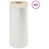 vidaXL Telo per Polvere con Nastro Adesivo 12 pcs 140 x 3300 cm HDPE