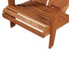 vidaXL Sedia da Giardino Adirondack con Poggiapiedi Massello di Acacia