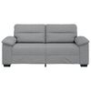 vidaXL Divano a 2 Posti Grigio Chiaro 180x81x84 cm in Tessuto