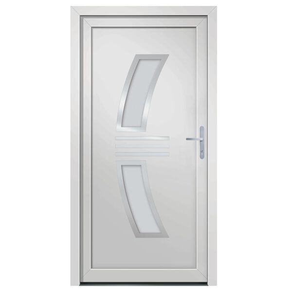 vidaXL Porta Ingresso Bianca 98x200 cm in PVC
