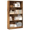 vidaXL Libreria Legno Antico 80x24x143 cm in Legno Multistrato