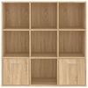 vidaXL Libreria Rovere Sonoma 98x30x98 cm in Legno Multistrato