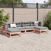 vidaXL Set Divani Giardino 6 pz Cuscini Legno Massello Abete Douglas