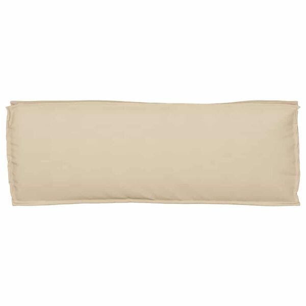 vidaXL Cuscino Beige 110 x 40 x 8 cm Tessuto Oxford