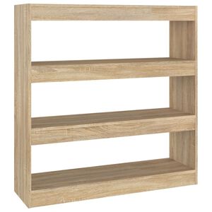 vidaXL Libreria/Divisorio Rovere Sonoma 100x30x103 cm