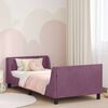 vidaXL Struttura letto bambini con testata Viola 90 x 190 cm Velluto