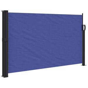 vidaXL Tenda da Sole Laterale Retrattile Blu 117x300 cm