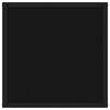 vidaXL Tavolino da Salotto Nero con Vetro Nero 40x40x50 cm