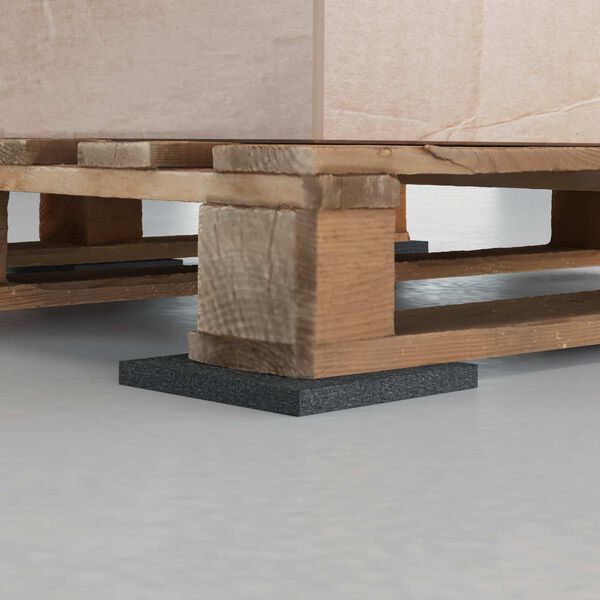 vidaXL Tappetino in Gomma Nero Gomma