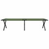vidaXL Letto da campeggio pieghevole Verde 193 x 69 x 45 cm
