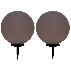vidaXL Lampade Solari da Esterno 2 pz LED Sferiche 50 cm RGB