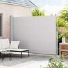 vidaXL Tenda Laterale Retrattile per Patio 220x300 cm Grigia
