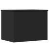 vidaXL Contenitore Portaoggetti Nero 60x42x46 cm Legno Multistrato