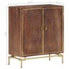 vidaXL Credenza 68x30x76 cm in Legno Massello di Mango