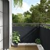 vidaXL Paravento da Balcone in Tessuto Oxford 90x400 cm Antracite