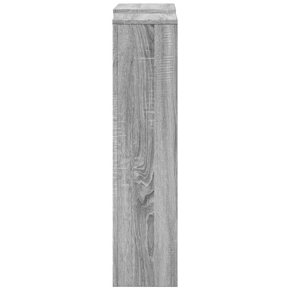 vidaXL Copertura Termosifone Grigio Sonoma 205x21,5x83,5cm Multistrato