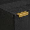 vidaXL Credenza Nera 40x33x75 cm in Legno Multistrato