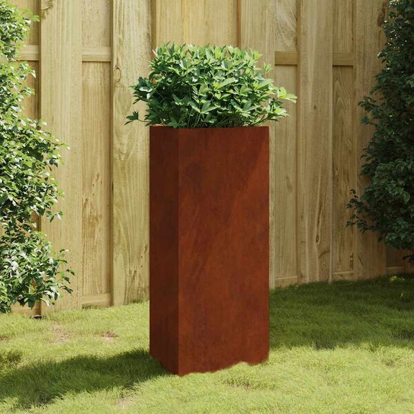 vidaXL Fioriera da Giardino 40x34,5x75 cm in Acciaio Corten