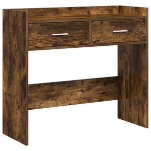 vidaXL Tavolo consolle Rovere Fumo 90 x 35 x 80 cm