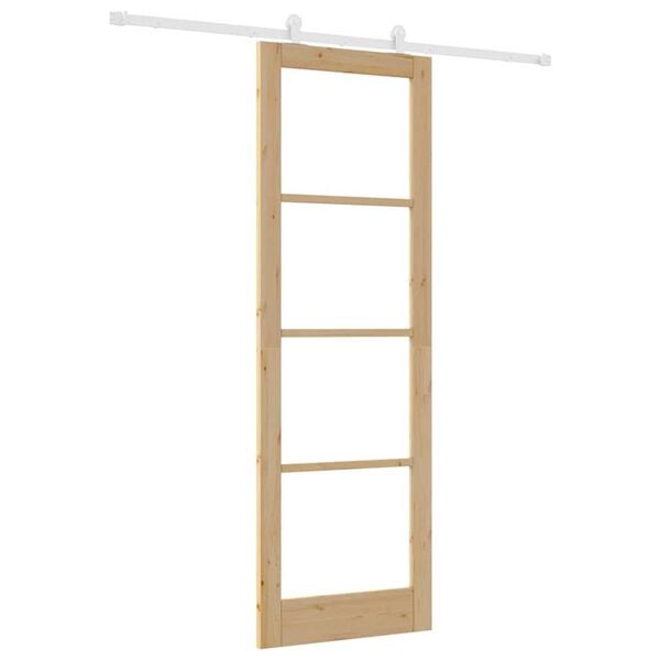 vidaXL Porta scorrevole ORKDAL Naturale 78 x 232 cm