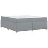 vidaXL Struttura del letto Grigio chiaro 180 x 200 cm Tessuto