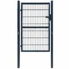 vidaXL Cancello per Recinzione 2D (Singolo) Grigio Antracite 100x140 cm