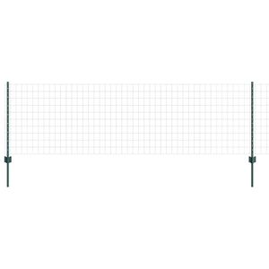 vidaXL Recinzione Euro con palo 10 x 0,8 m Acciaio rivestito in PVC