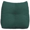vidaXL Cuscino per Schiena Verde Scuro 45 x 24 x 50 cm Tessuto
