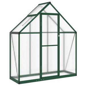 vidaXL Telaio Serra con Base Verde 169x58x195 cm in Alluminio