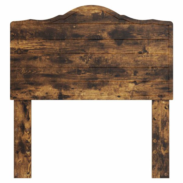 vidaXL Testiera Rovere fum&eacute; 90 cm Legno multistrato