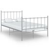 vidaXL Giroletto Grigio in Metallo 120x200 cm