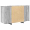 vidaXL Credenza Grigio sonoma 120 x 41 x 75 cm Legno multistrato