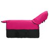 vidaXL Coperta per Cavalli Rosa e Nero 95 cm Poliestere