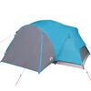 vidaXL Tenda da Campeggio Crossvent per 8 Persone Blu Impermeabile