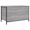 vidaXL Panca Portaoggetti Grigio Sonoma 80x42,5x50cm Legno Multistrato