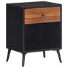 vidaXL Comodino 40x30x50 cm in Legno Massello di Teak
