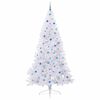 vidaXL Albero di Natale artificiale Bianco 240 cm PVC e Acciaio